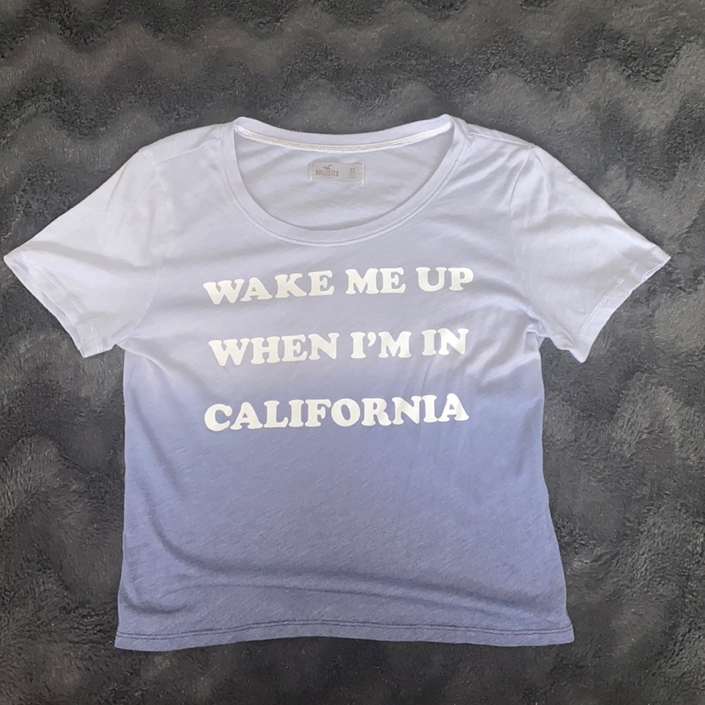 Ombré Cropped T-Shirt